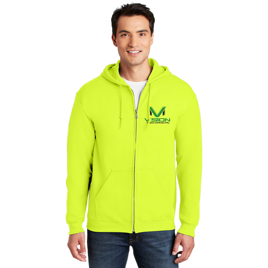 Gildan® 8 oz Full-Zip Hooded Sweatshirt