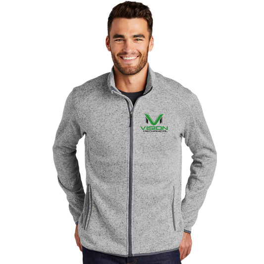 Port Authority® Sweater Fleece Jacket